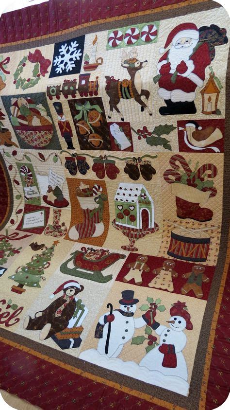 830 CHRISTMAS QUIILTS AND WALLHANGINGS ideas | christmas quilts ...