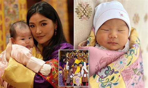 King and Queen of Bhutan share a first glimpse of their 3-month-old daughter as the royal baby ...