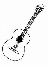 Clip Art Page 3 Black And White Guitar Shapes sketch template