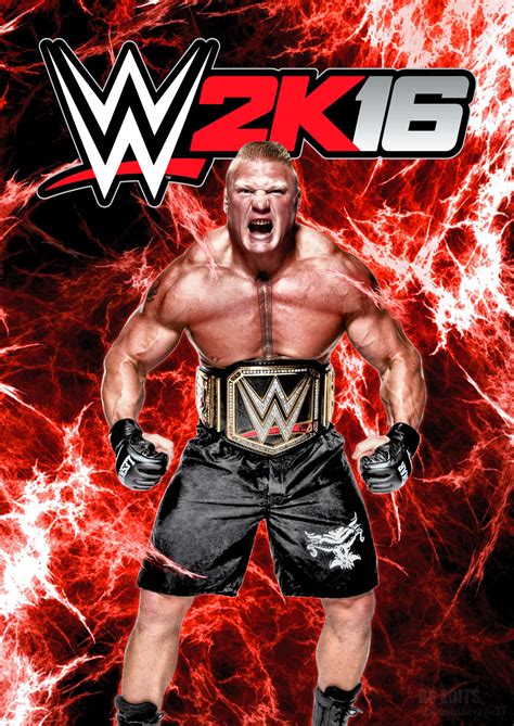 WWE 2K16 Fan made cover poster by ultimate-savage on DeviantArt