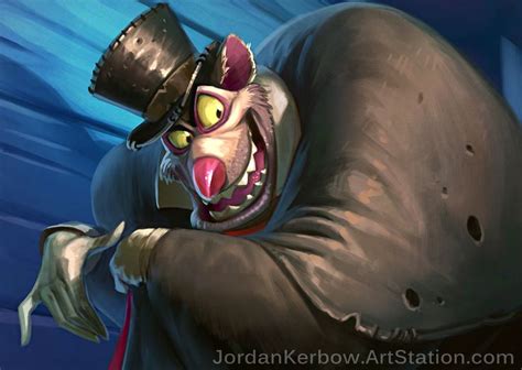 Ratigan by JordanKerbow | Cartoon fan, Art, Animation movie