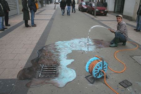 44 Amazing Julian Beever’s 3D Pavement Drawings | Bored Panda