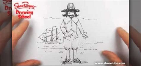 How to Draw a male pilgrim for Thanksgiving « Drawing & Illustration :: WonderHowTo