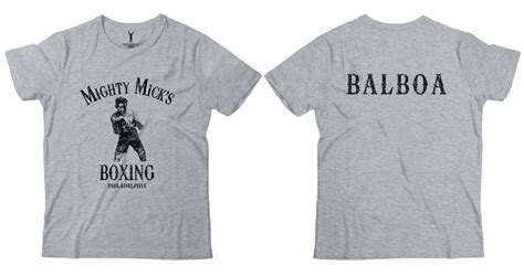 Sylvester Stallone "Mighty Mick's Boxing Balboa Tee" T-Shirt - Sly ...