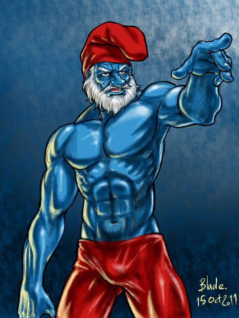 Papa Smurf by Blade-Fury on DeviantArt