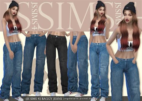 [JS SIMS 4] Baggy Jeans | Js sims 4, Js sims, Sims 4