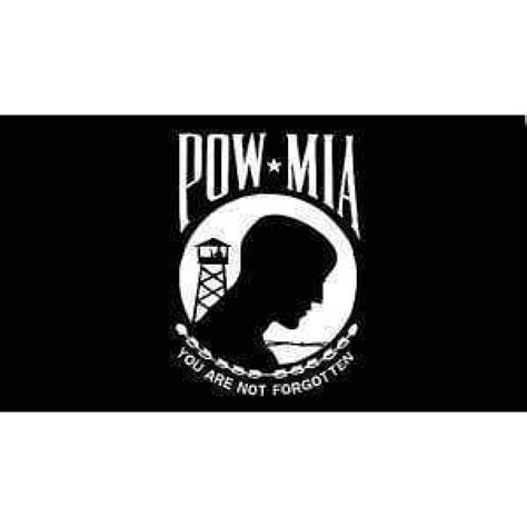 POW/MIA Flag Prisoner of War, Missing in Action Flag 4 X 6 Inch pack of 10