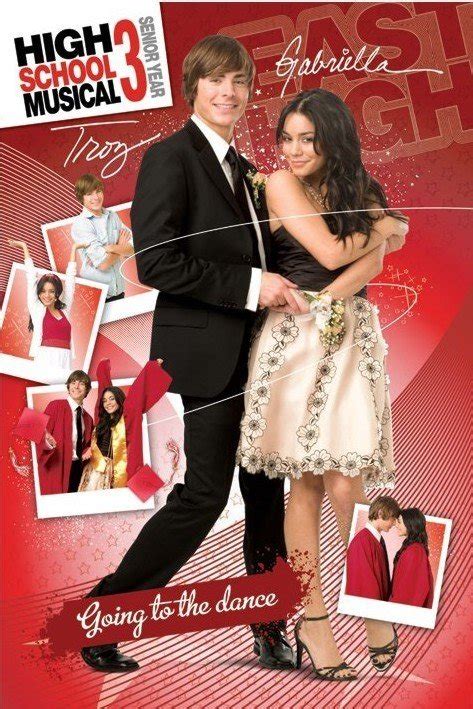 Poster HIGH SCHOOL MUSICAL 3 - troy and gabriella II | Wall Art, Gifts & Merchandise | Europosters