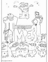Coloring Pages Despicable me 3  COLORING PAGES PRINTABLECOM sketch template