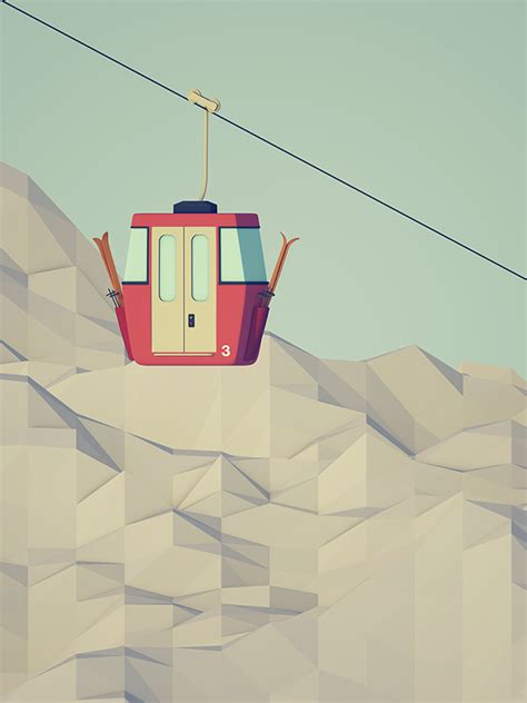 Ski Lift Cable Car on Behance