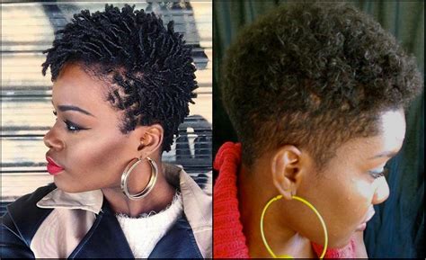 Short Natural Fades For Black Women - Wavy Haircut