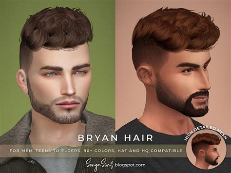 - Messy curly short hair for your male sims. Hope you like it. Found in ...