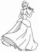 Cinderella Coloring Page » Turkau sketch template