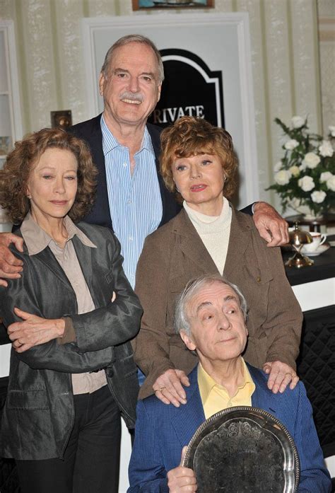 Fawlty Towers reunion - Connie Booth, John Cleese, Prunella Scales, Andrew Sachs | Fawlty towers ...