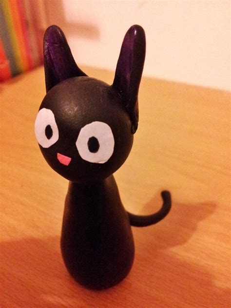 easy sculptures to make at home with clay Jiji the cat model · a clay ...