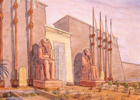 Thèbes - Jean-Claude Golvin | Ancient egyptian architecture, Ancient egypt architecture, Egypt art