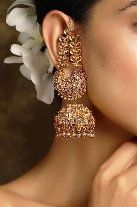 Top 9 Latest Trendy and Modern Bridal Gold Jhumka Design