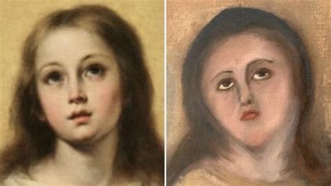 Botched Virgin Mary painting restoration brings back memories of ‘Potato Jesus’ artwork ...