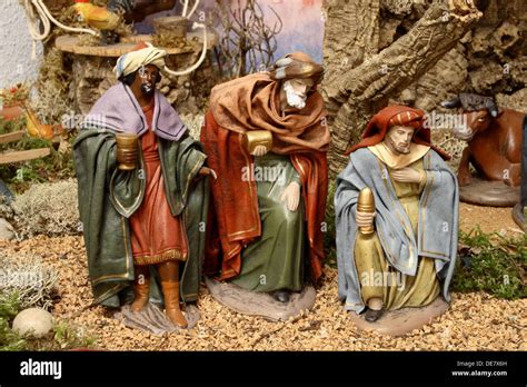 The Three Wise Men, Nativity scene Stock Photo: 60410521 - Alamy