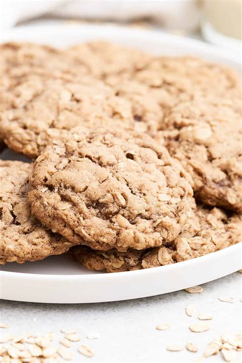 Ultra-Chewy Vegan Oatmeal Cookies