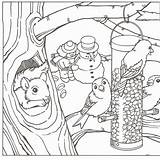 Cute Winter Coloring Pages At GetColoringscom  Free printable sketch template