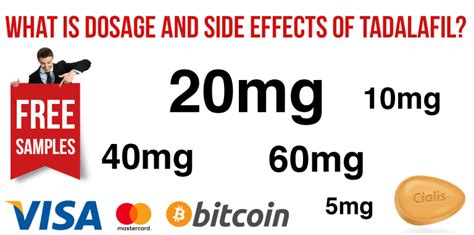 What Is Dosage and Side Effects of Tadalafil?