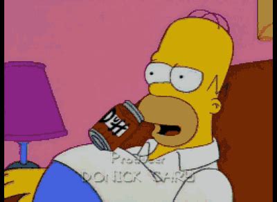 Beer GIF - Homer Simpsons Beer - Discover & Share GIFs