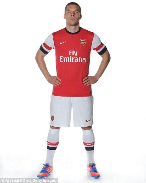 Arsenal's 2012/2013 squad numbers released: Podolski to take over Van Persie's shirt - Daily ...