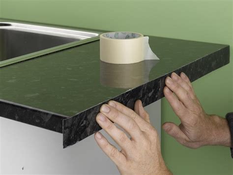 Julian Cassell's DIY Blog » Blog Archive Repairing a laminate kitchen worktop - HOW TO DIY ...