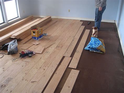 Real Wood Floors Made From Plywood | Diy flooring, Plywood flooring, Diy wood floors