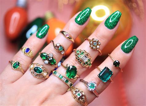 Including emerald, green garnet, and more! Dope Jewelry, Pretty Jewellery, Jewelry Accessories ...