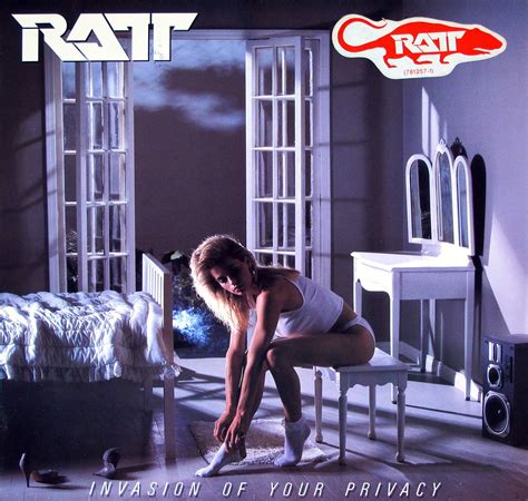 RATT Invasion of your Privacy Heavy Glam Metal Album Cover Gallery & 12 ...