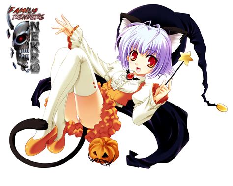 Anime Cat Girl - Halloween