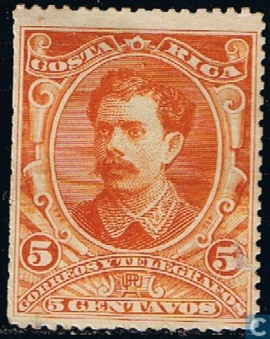 Stamps - Costa Rica [CRI] - Ramón Bernardo Soto Alfaro 1889 | Old stamps, Postage stamps, Stamp ...