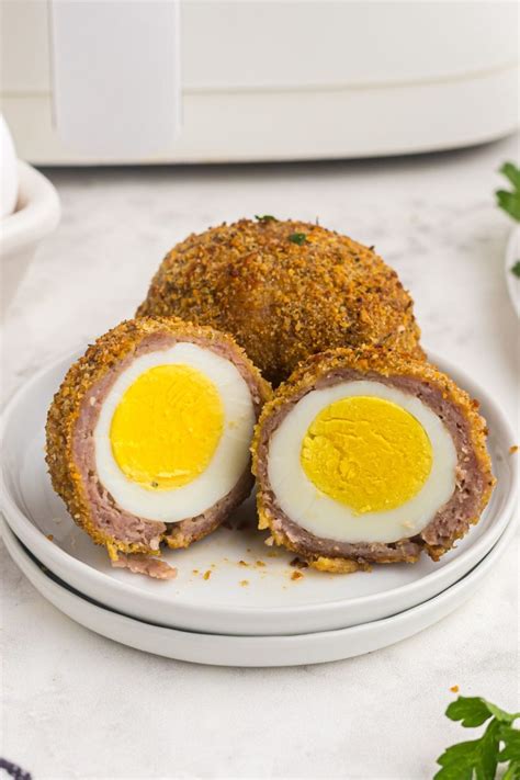 Air Fryer Scotch Eggs | Air Frying Foodie