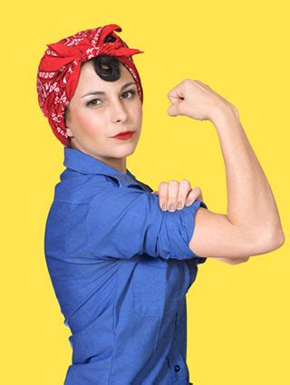 Rosie The Riveter Costume Hair And Makeup | Saubhaya Makeup