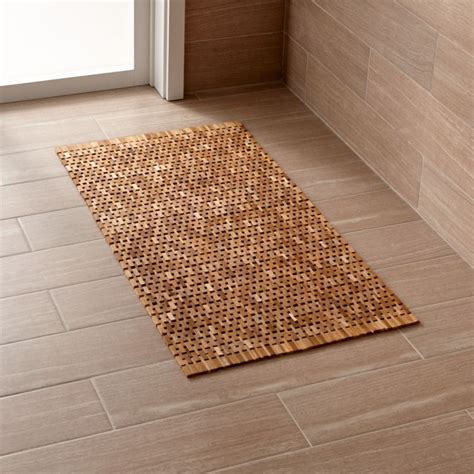 Lattice Wooden Mat + Reviews | Crate & Barrel Canada