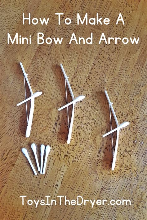 How to Make Popsicle Stick Bow and Arrows