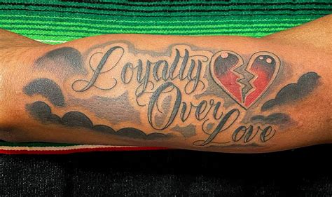 44 Spectacular Loyalty Over Love Tattoo Ideas with Meaning