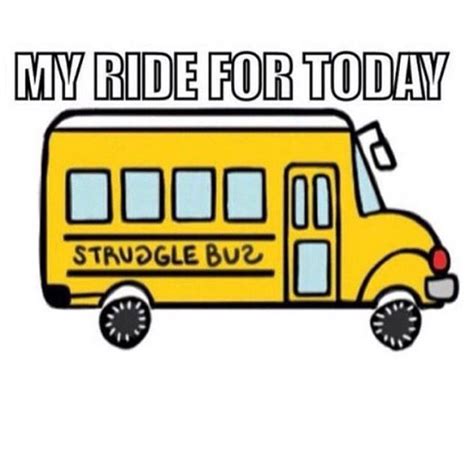 Struggle bus | Struggle bus, Struggle bus funny, Bus