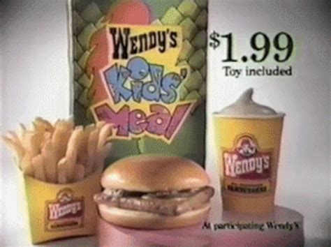 Wendy's Kids' Meal : r/nostalgia