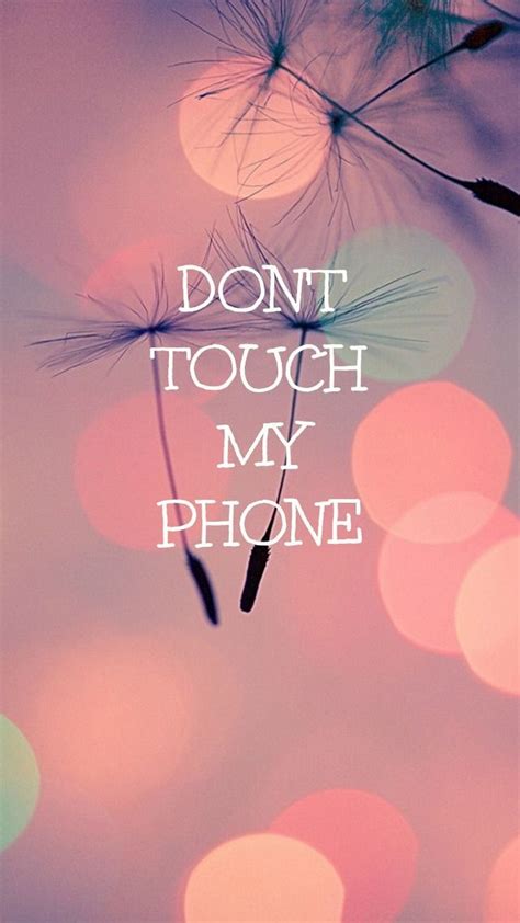 10 Selected cute wallpaper dont touch my phone You Can Get It For Free ...