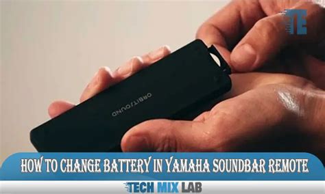 How to Change Battery in Yamaha Soundbar Remote in Hours