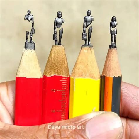 Artist Transforms The Ordinary Pencils Into Miniature Masterpieces