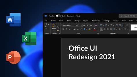 The New Design of Microsoft Office! - YouTube