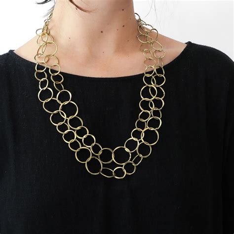 brass chain necklace – Erica Tanov