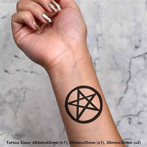 Triple Moon Symbol Triple Moon Temporary Tattoo Triple, 45% OFF