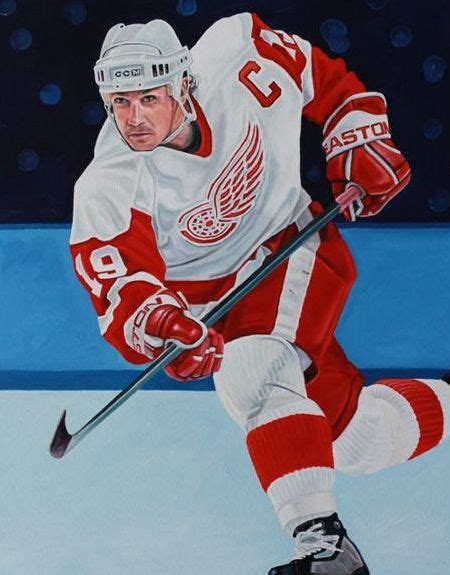 Steve Yzerman, Detroit Redwings by Tony Harris | Red wings hockey, Detroit red wings hockey ...