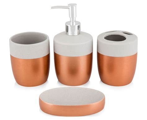 Copper Bathroom Accessories : Copper Bathroom Accessories Set Gold ...