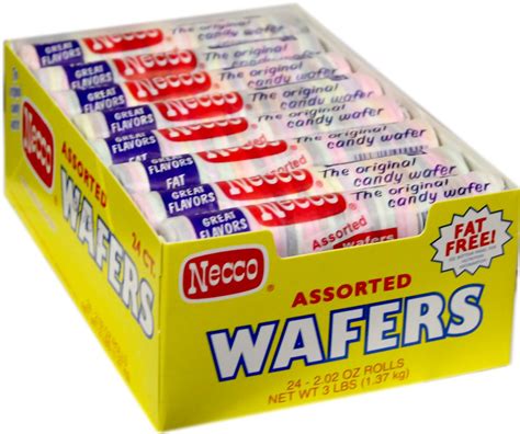 Necco Assorted Candy Wafers 24ct. | Candy wafers, Popular candy, Candy